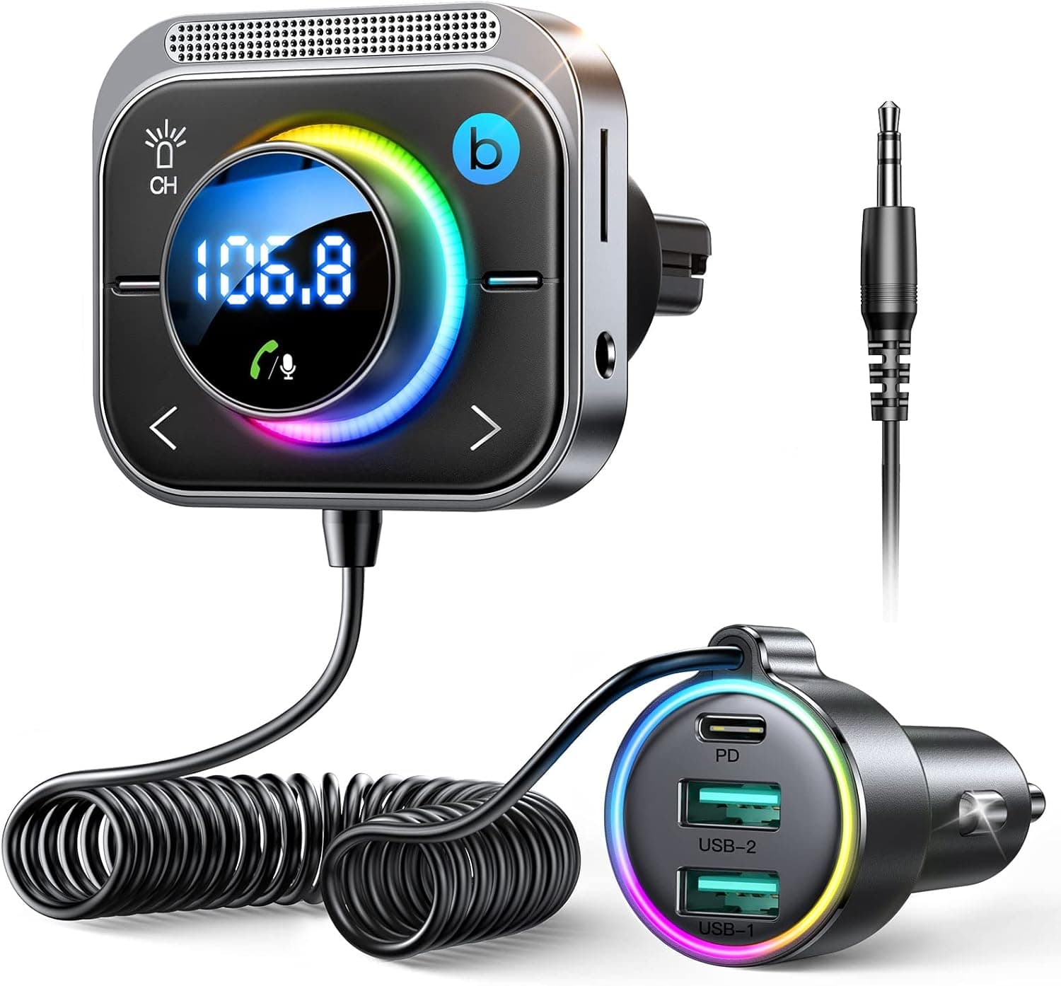 JOYROOM Bluetooth FM transmitter car adapter